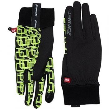Guantes de caballero Allround Zanier, negro/verde, M, 42033