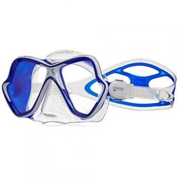 Mares X-Vision Ultra LS - Gafas de Buceo Unisex, Color Azul/Blanco, Talla Bx Regular