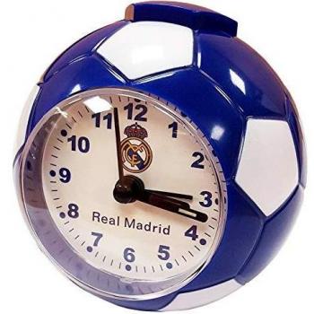 Seva Import Real Madrid 706017 Despertador Balón, Unisex, Azul/Blanco, Talla Única