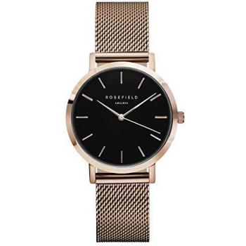 Rosefield Tribeca Black Rosegoldfarvet 33mm TBR-T59
