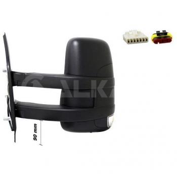 Espejo retrovisor exterior izquierdo ALKAR 9241250 para IVECO Daily VI y buses, compatible con referencias 5801679491, 5801681268, 5802029776 y 5802029799