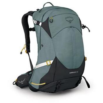 Osprey Sirrus 34 - Mochila de senderismo para mujer, color verde, talla O/S
