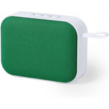 Altavoz Bluetooth DAM 3W Verde con Batería de 400 mAh (11,2x8,4x4,1 cm)