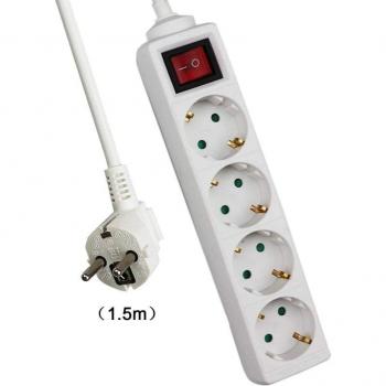Regleta Alargador EXTRASTAR con 4 Tomas e Interruptor