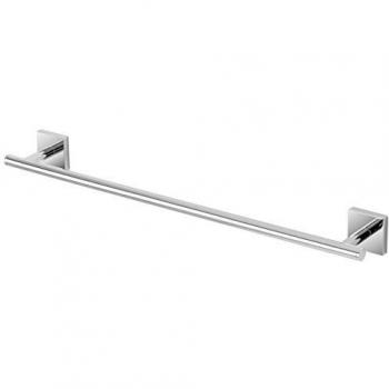 Porta Asciugamani 55 cm en Acero Cromado con Doble Fijación Moderno