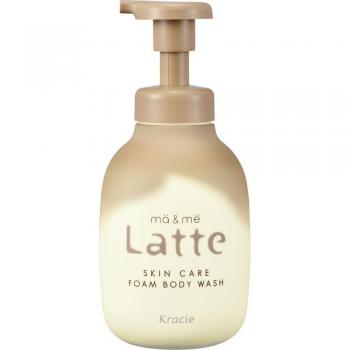 Kracie Latte Foam Body Wash 550ml - Moisturizing Bubble Soap