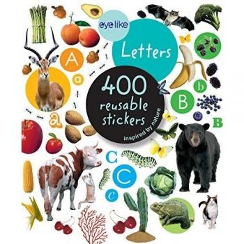 Nature-Inspired Reusable Letter Stickers Book