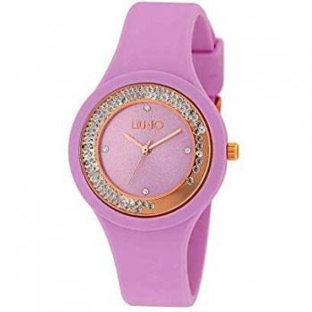 Reloj Mujer LIU JO TLJ1421 - Reloj de pulsera, diseño elegante y moderno, caja de acero inoxidable, esfera analógica con detalles brillantes, resistencia al agua hasta 30 metros, correa de acero inoxidable