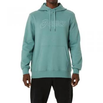 ASICS Logo Sudadera Con Capucha Hombres Verde - M