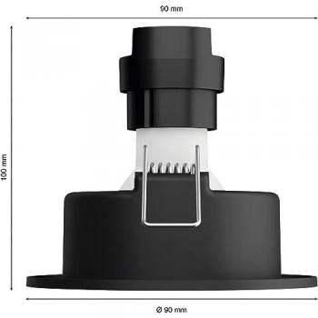 Foco Empotrable LED Philips Hue Centura - Blanco y Color - Aluminio - 3er Set - 4,2W - 350lm