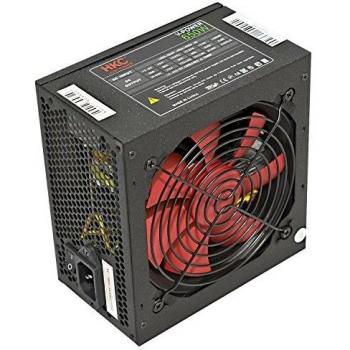 HKC® V de Power 650 W ATX Fuente de alimentación para PC, protección sintonizados: OPP, OCP, OVP, SCP, 20 + 4pin Alimentación, PFC, ultra silencioso, 120 mm fan V-650