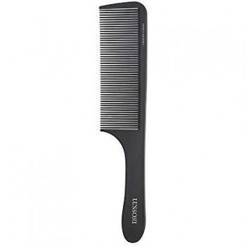 Lussoni 406 Carbon Fiber Handle Comb for Hair Cutting and Styling