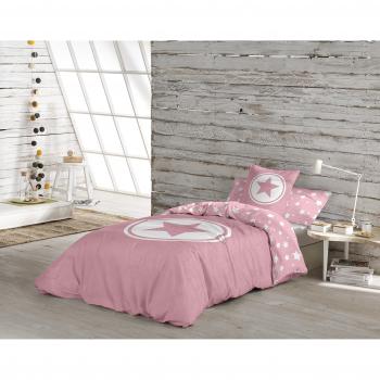 COOL KIDS Funda nórdica Reversible Ivet Rosa Cama 90 cm
