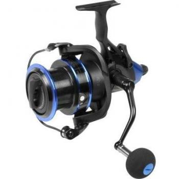 Okuma Carrete de Carpfishing Rockaway Baitfeeder RBF-8000, 586g, relación de engranaje 5.3:1, recuperación de 123cm por vuelta, capacidad de freno 16