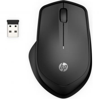 Ratón inalámbrico silencioso HP 285 ergonómico óptico 2.4 GHz con receptor USB