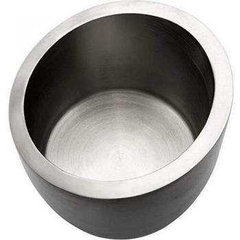 Leopold Vienna Cubo de hielo de doble pared de acero inoxidable mate 2.5 l con tapa y pinzas