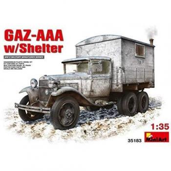 MiniArt 1:35 Scale GAZ-AAA With Shelter Plastic Model Kit