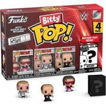 Funko Bitty Pop! WWE 4-Pack: Bret 'Hit Man' Hart, Shawn Michaels & 'Mean' Gene Okerlund