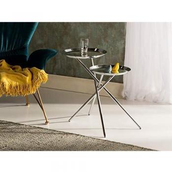 Schuller - Mueble Auxiliar - Mesa Auxiliar Dueto Redonda