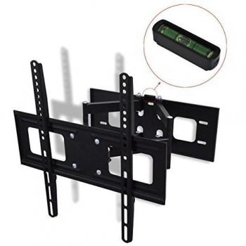 vidaXL Soporte inclinable y Giratorio de Pared para TV con 2 Brazos articulados, 400 x 400 mm 32 - 55