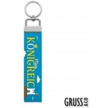 'Gruss & Co 44260 Llave banda Mein Königreich metal 17.5 x 3.0 x 0.3 cm, multicolor