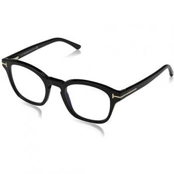 Tom Ford FT5532B 01V Clip Optical Frame, Black, Male, Size: 49 MM