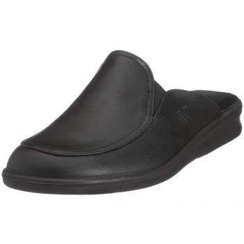 Romika Präsident 20 73060 - Pantuflas de cuero para hombre, Negro, 44