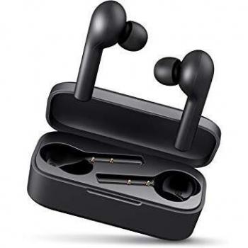 AUKEY Auriculares Bluetooth, Auriculares Inalámbricos Bluetooth 5 en la Oreja con Caja de Carga, Micrófono Incorporado, Control Táctil, Reproducción de 35 Horas para iPhone y Android