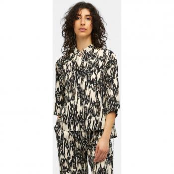 Camisa de mujer manga corta estampada Object
