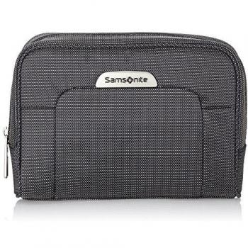 Samsonite New Spark Cosmetic Bolsa de Aseo, Color Gris, 18cm x 6cm x 13cm