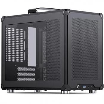 Caja PC Jonsbo C6 MAX Micro-ATX/ITX Negra