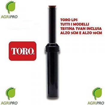 Toro - Aspersor estático LPS 410 de 1/2, altura 10 con cabezal ajustable, 10 rojas, 3 m