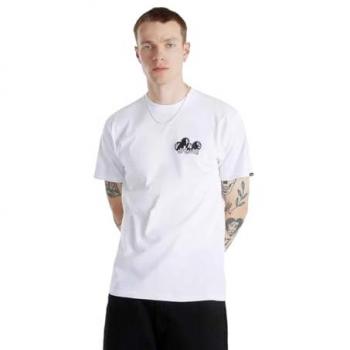 Camiseta Vans Scuttle Hombre Blanco Casual Manga Corta Algodón L