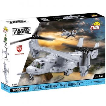 Cobi 5836 Bell-Boeing V-22 Osprey Building Block Set - 1090 Pieces, 1:48 Scale