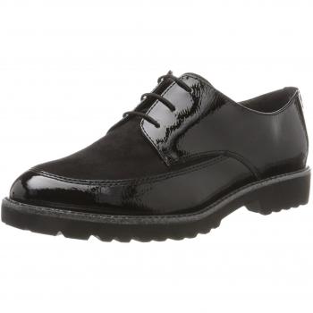 Tamaris 23206, Zapatos de Cordones Oxford para Mujer, Negro