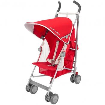 Maclaren Globetrotter - Silla de paseo, color Cardinal / blanco