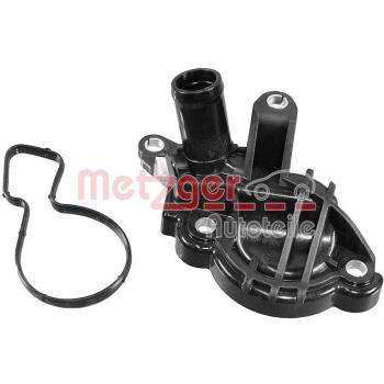 Brida de refrigerante METZGER 4010458 - Flange de líquido de refrigeración, alta calidad
