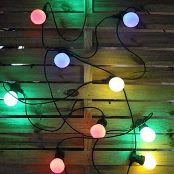 Guirnalda de luces de exterior Heracles multicolor 450xx1