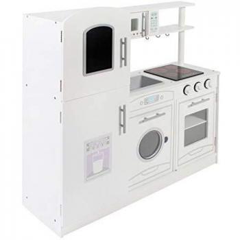 Bayer Chic 2000-Cocina de Juguete de Madera para niños, Color Blanco