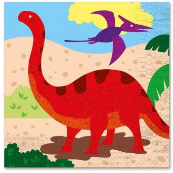 Servilletas de Dinosaurios de 33x33