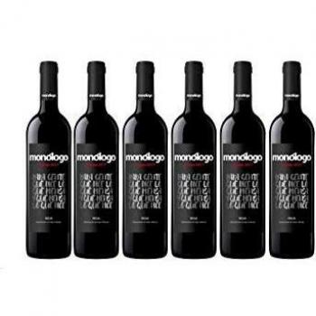 Monólogo Tinto Crianza Rioja - 6 Botellas de 750 ml - Total: 4500 ml