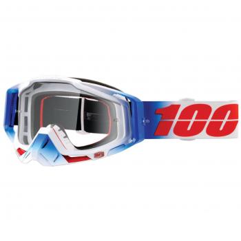 Inconnu 100% Racecraft – Gafas de ciclismo unisex, color blanco