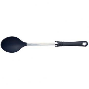 Cucharón Profesional de Cocina de Nylon con Mango Ergonómico y Antideslizante, 35,5 cm