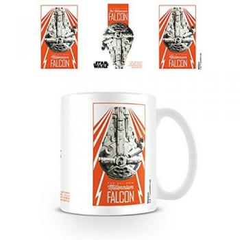 Pyramid International Taza Desayuno Halcón Milenario, cerámica, Multicolor, 7.9 x 11 x 9.3000000000000007 cm