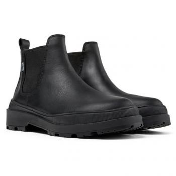 Camper Brutus Trek Hydroshield Women's Ankle Boots - Black, Smooth Leather, Michelin Sole