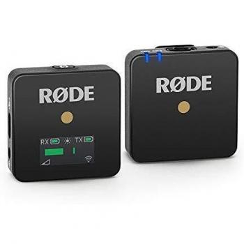 RØDE Wireless GO Ultra-compact Wireless Microphone System with Built-in Microphone – Black