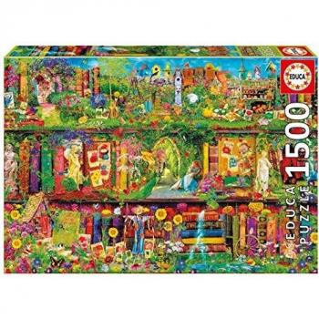 Educa Borrás - Puzzle el jardín Secreto, 1500 Piezas