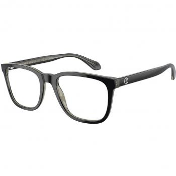 Giorgio Armani AR7255F Asian Fit 6087 Armazones para Hombre Negros, Lentes Recetadas Para Hombre Negros, Gafas Recetadas para Hombre Negras, Ajuste Asiático 6087 G