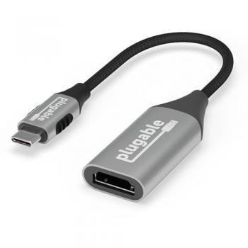 Plugable USB-C to HDMI 8K Adapter, HDMI 2.1, 60Hz/144Hz, Thunderbolt/USB4 Compatible