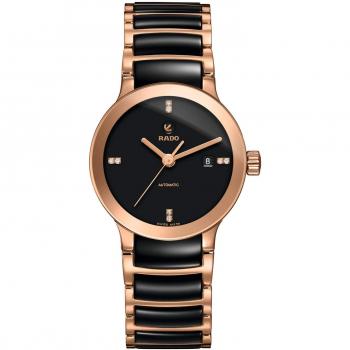 Reloj Rado Automático Mujer 28mm Rosa/Negro 5 ATM Modelo R30183712